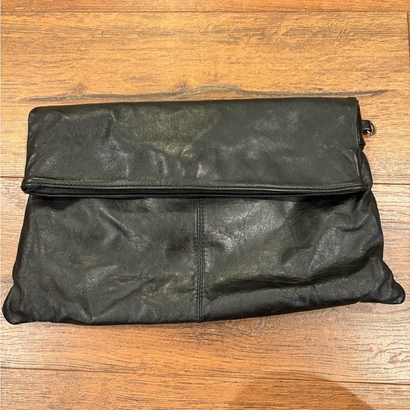 leather express Handbags - Chic Black Leather Clutch